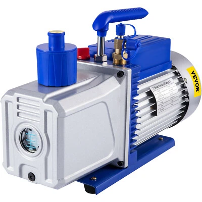 $156.99 • Buy 10CFM 2 Stages 1HP Refrigerant Vacuum Pump Deep HVAC Dual Stage AC Conditioning