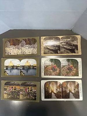 Vintage Stereoview Cards Around The World. Lot Of 6 • $9.99