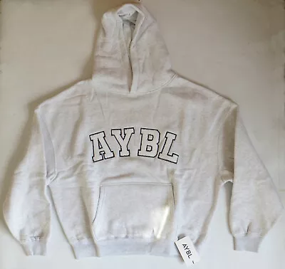 Aybl - Varsity Oversized Hoodie - Size S Grey - Sold Out - Rrp £48 - New W Tags • £37.99