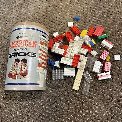 American Plastic Bricks No 715- Plastic Building Bricks Vintage • $15.99