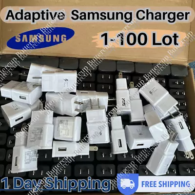 Wholesale Bulk Adaptive Fast USB Wall Charger Block Power Adapter For Samsung LG • $231.82