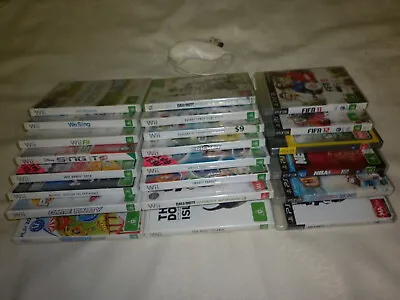 20 Games Bulk Lot Playstation 3 Xbox 360 Nintendo Wii PS3 Box Manuals N64 • $60