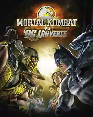 Mortal Kombat Vs DC Universe - Cover Art Gaming Poster Dragon 11x16 Scorpion • $14.99