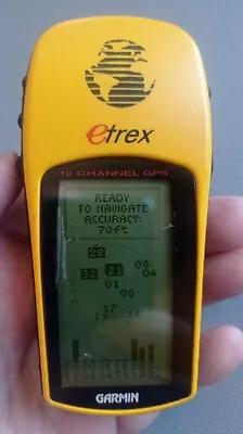 £21 • Buy Garmin ETrex Personal Navigator 12 Channel Handheld GPS ~ GOOD WORKING ORDER 