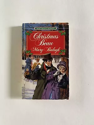 CHRISTMAS BEAU (1991) By MARY BALOGH 1st Print Signet Regency Historical Romance • $13.99