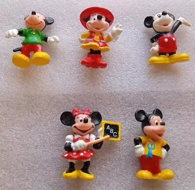 Lot 5 Disney Minnie Mouse PVC Mini Figures 2  Toy Kid Collectible • $19.99