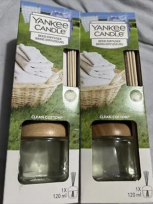 Yankee Candle Scented Reed Diffuser Clean Cotton 120ml • £21.99