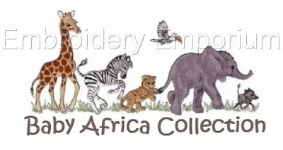 £8.95 • Buy Baby Africa Collection - Machine Embroidery Designs On Cd Or Usb