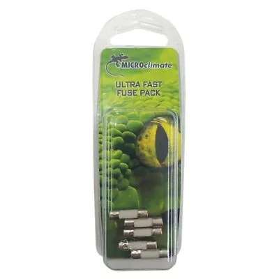 Microclimate Ultra Fast Spare Fuses For Reptile Dimming Thermostat (B1 & B1ME) • £8.99