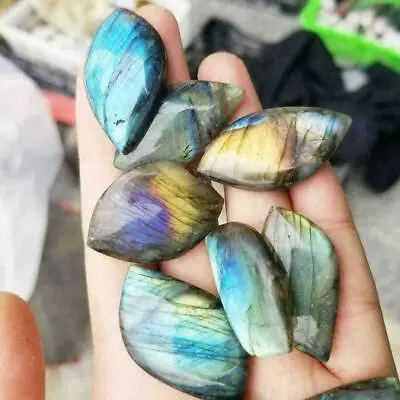 Natural Labradorite Stone Crystal Moonstone Rough Rock Gift From Sell • $1.58