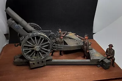 Pre-order 1/35 PAINTED 1/35 WW1 BL 8-inch Howitzer + Crew (4) • $229