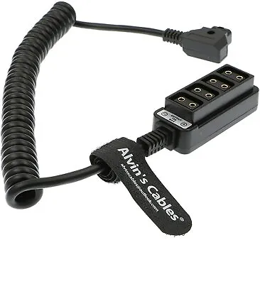 D Tap Male To 4 Dtap Female Coiled Splitter Cable For ARRI RED Cameras TILTA • £19.99