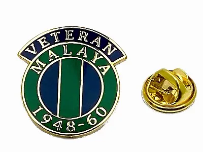 Malaya Veteran Lapel Pin Regimental Military Badge V2 • £3.49