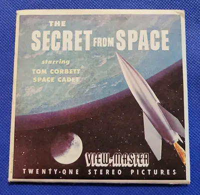 Vintage Sawyer's B581 Secret From Space Tom Corbett View-master 3 Reels Packet • $39.99