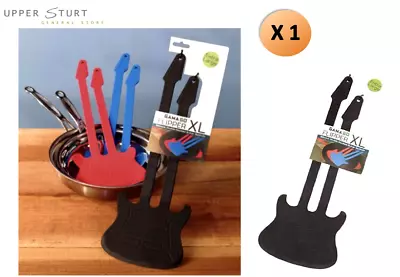 Guitar XL Flipper Black GamaGo Silicone Double Necked Guitar Spatula • $39.95