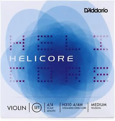 D'Addario H310 4/4M Helicore Violin String Set - 4/4 Size - Medium Tension • $54.99