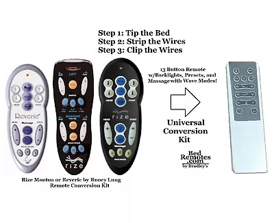 13 Button Remote Replacement Kit For Mantua Rize Craftmatic Ruoey Lung Bed Bases • $339