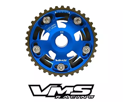 Vms Racing Blue Adjustable Cam Gear + Key For 93-97 Honda Delsol D15 D16 Sohc • $69.95