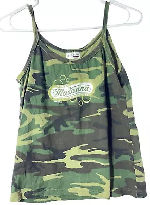 My Baby Doll Womens Strappy Sleeve Too Madonna Fresh Camouflage Tank Top Size L • $119