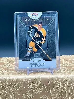 2019-20 Upper Deck Buybacks Bobby Orr #34 - SN #'d 143/199 Factory Sealed • $4.95