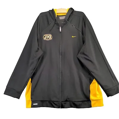 Nike Jermaine O'Neal J70 VTG 2004 Super Shootout Jacket Full Zip Size XXL Black • $22.80