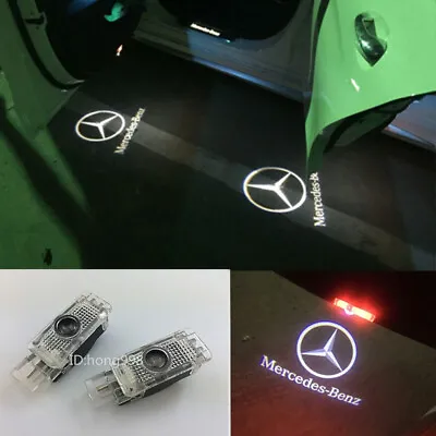 2Pcs LED Ghost Door Courtesy Laser Light For Mercedes W203 C-Class SLK CLK • $16.95