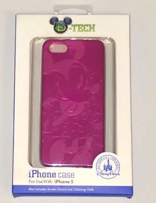 NIB Disney Iphone 5 D-tech Minnie Mouse Clip Phone Case And Screen Guard Pink • $7.95
