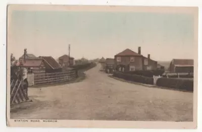 Murrow Station Road Cambridgeshire C Benson Vintage 1915/1920 Printed Postcard • £5.69