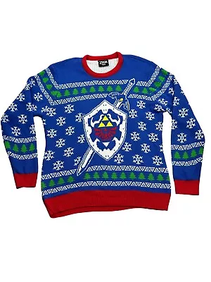 $37.15 • Buy The Legend Of Zelda 2XL Nintendo Video Game Sweater Christmas Holiday GeekNet