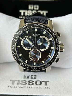 Tissot Supersport Chronograph Quartz Black Dial Men's Watch T125.617.17.051.03 • £179