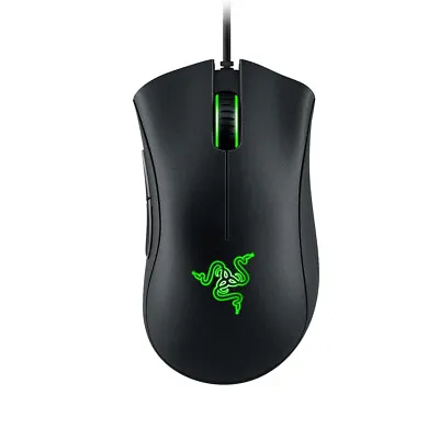Razer DeathAdder Essential Ergonomic Wired Gaming Mouse Black 6400DPI • $48.99