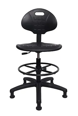 Ergonomic Drafting Office Chair Stool Cleanroom Lab Medical Industrial (Glide) • $117.99
