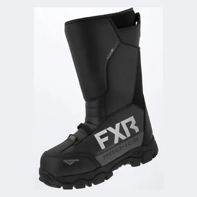 FXR - X-Cross Adult Unisex Waterproof Pro-Ice Snowmobile Gear Boot - Black • $229.99