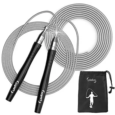 Jump Rope High Speed Weighted Jump Rope - Premium Quality Tangle-Free - Self  • $24.28