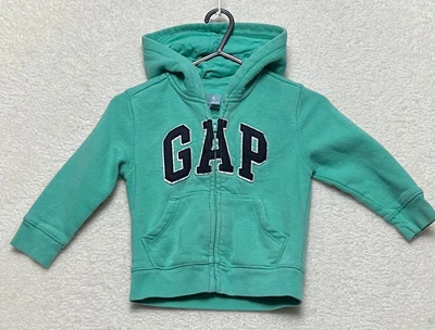 £4 • Buy Gap Baby Gap Boys Age 2 Years Teal Full Zip Hoodie