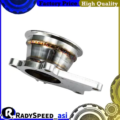 Turbo Flange Adapter For T3 T4 Turbo 5 Bolt To 3   V Band Flange Stainless Steel • $45.99