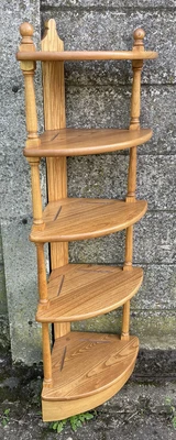 £365 • Buy Rare Ercol Corner Wot Not Shelving Stand Light Colour