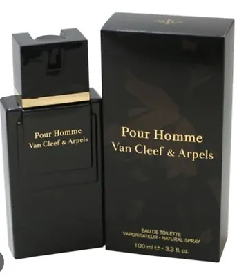 VAN CLEEF & ARPELS Pour Homme 3.3oz EDT SprayMen  SEALED 100% AUTHENTIC RARE • $450