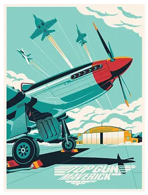 Top Gun Maverick Darkstar Tom Cruz Movie AP Poster Print Art 18x24 SIGNED Mondo • $164.99