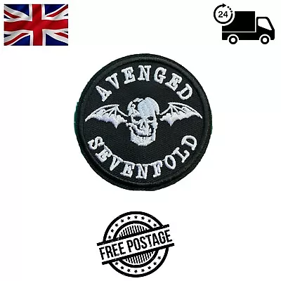 Rock/Heavy Metal Patch - New - Avenged Sevenfold - Circle Logo • £3