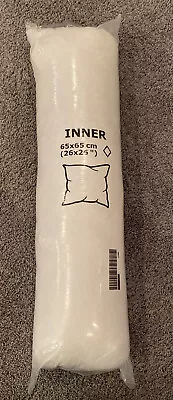 Ikea Inner 65 X 65cm (26x26”) Polyester Filled Cushion Pad • £14.41