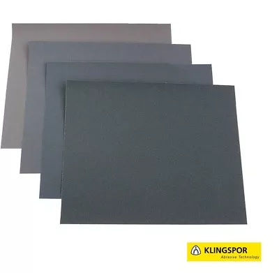 KLINGSPOR Wet And Dry Sand Paper Sanding Sandpaper Mixed You Choose 60-2500 GRIT • £0.99