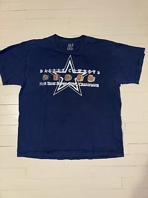 Dallas Cowboys Fruit Of The Loom Super Bowl Rings Shirt XL • $15