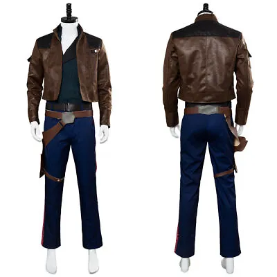 Solo A Star Wars Story Han Solo Cosplay Costume Uniform Outfit Jacket Shirt Pan • £106.80