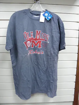 Ole Miss Rebels Athletic Dept. Men's T-shirt Large 100% Cotton Vintage Look Nwt • $14.95