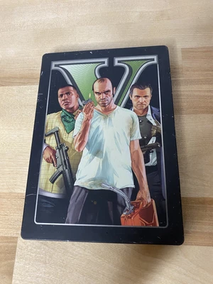 $13 • Buy Grand Theft Auto V GTA 5 Xbox 360 Collectors Edition Steelbook Case & Manual