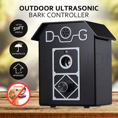 Outdoor Ultrasonic Pet Dog Stop Barking Annoying Anti Bark Control System Device • $39.95