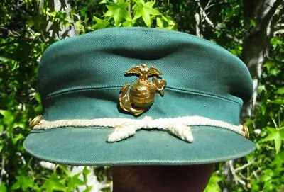 WW2 USMC USMCWR US Marine Corps Woman's Reserve Female Cap Hat • $369.99