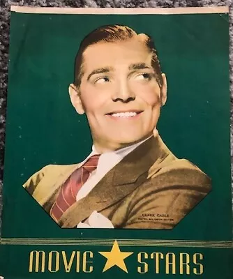 Clark Gable Actor School Wrapper Movie Star Metro-Goldwyn-Mayer Studios Vintage • $40.72