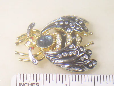 4..... Pins Brooches  Designer Vintage  Spider Bug  Crystals Wholesale Lot 3121 • $11.95